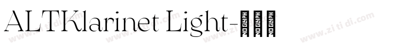 ALTKlarinet Light字体转换